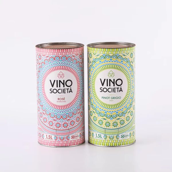 Custom Aluminum Foil Cover Paper Tube Packaging