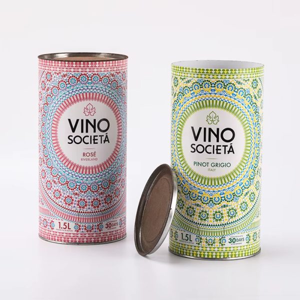 Custom Aluminum Foil Cover Paper Tube Packaging