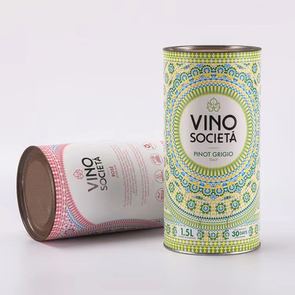 Custom Aluminum Foil Cover Paper Tube Packaging