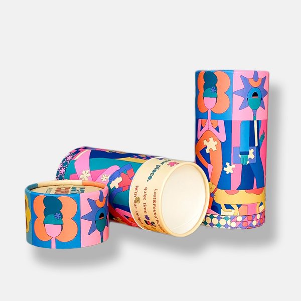 Customized Color Printed Paper Tube Packaging