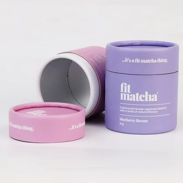 Pink Purple Paper Tube Packaging Wholesale