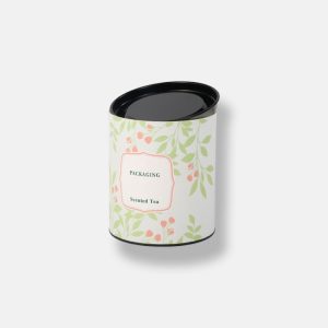 Tea Paper Tube with Metal Lid Wholesale