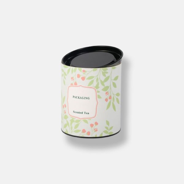 Tea Paper Tube with Metal Lid Wholesale