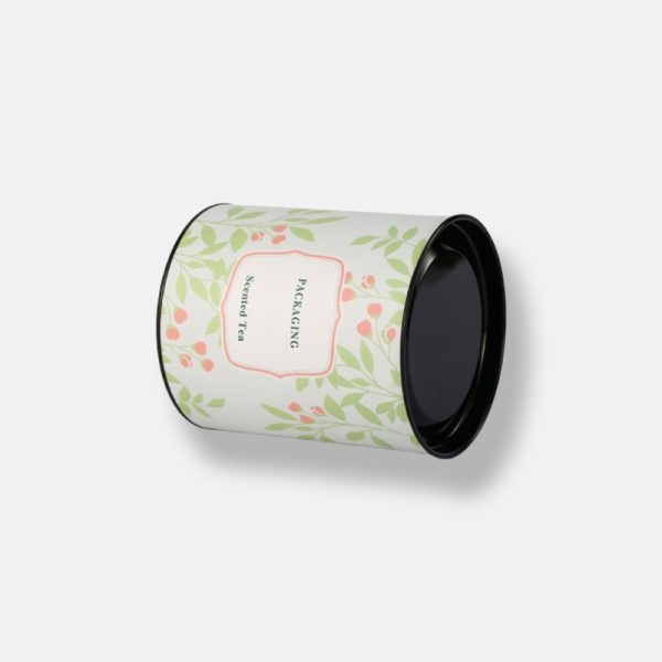 Tea Paper Tube with Metal Lid Wholesale