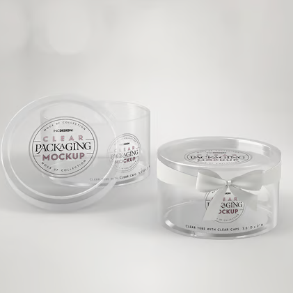 Custom Printed Transparent Acrylic Tubes