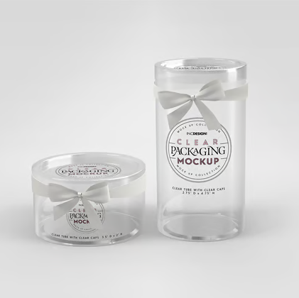 Custom Printed Transparent Acrylic Tubes