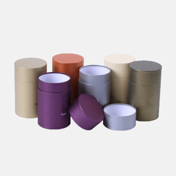 Customized Colored Paper Tube Packaging for Tea