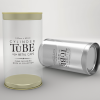 Custom-made High-transparency Metal Cap Cylindrical Packaging Tube
