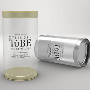 Custom-made High-transparency Metal Cap Cylindrical Packaging Tube