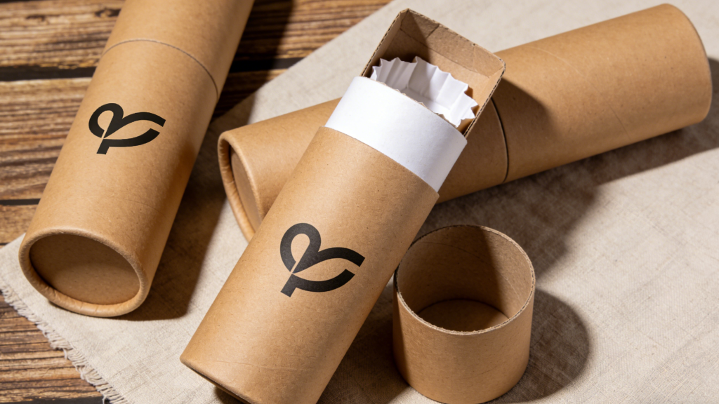 kraft paper tube packaging for eco friendly products