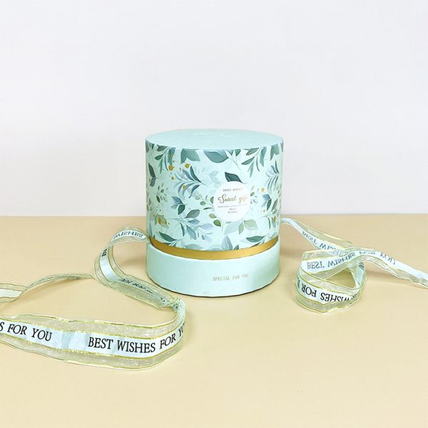 Paper Tube Packaging with Ribbon Decoration Manufacturer