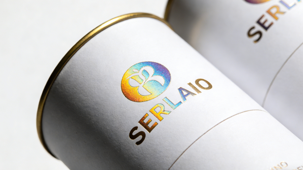 White Paper Tube Premium Printing Effect high quality printing on white paper tube packaging