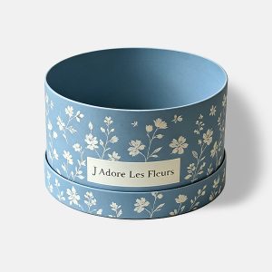 Bespoke Botanical Print Cylinder Packaging