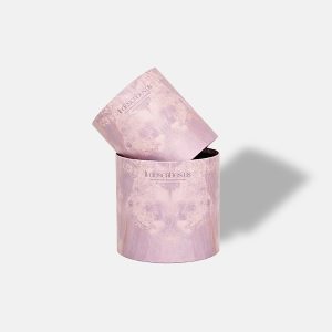 Custom Purple Paper Tube Packaging with Lid
