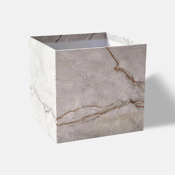 Minimalist Grey Marble Rigid Packaging Box