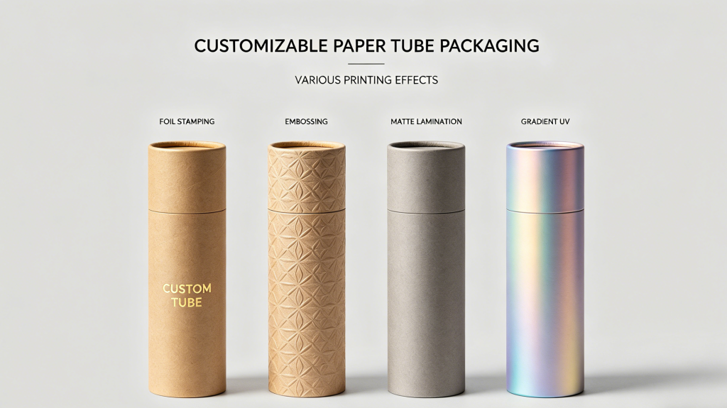 custom printed child resistant paper tube packaging