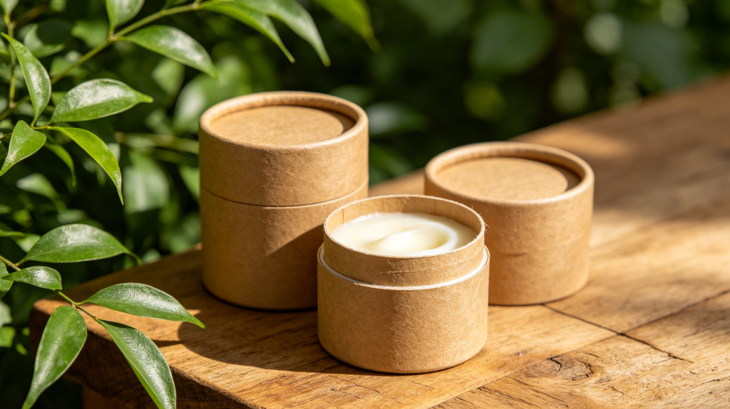 Eco friendly paper tube packaging with recyclable materials