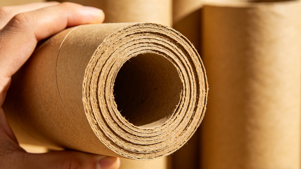 durable paper tube packaging structure for product protection