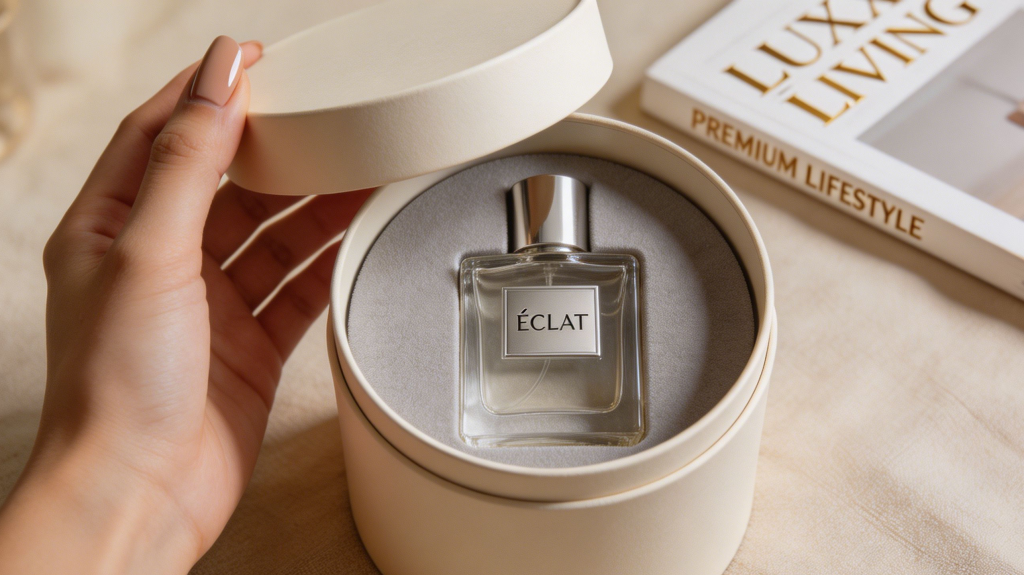 Luxury paper tube packaging creating a premium unboxing experience