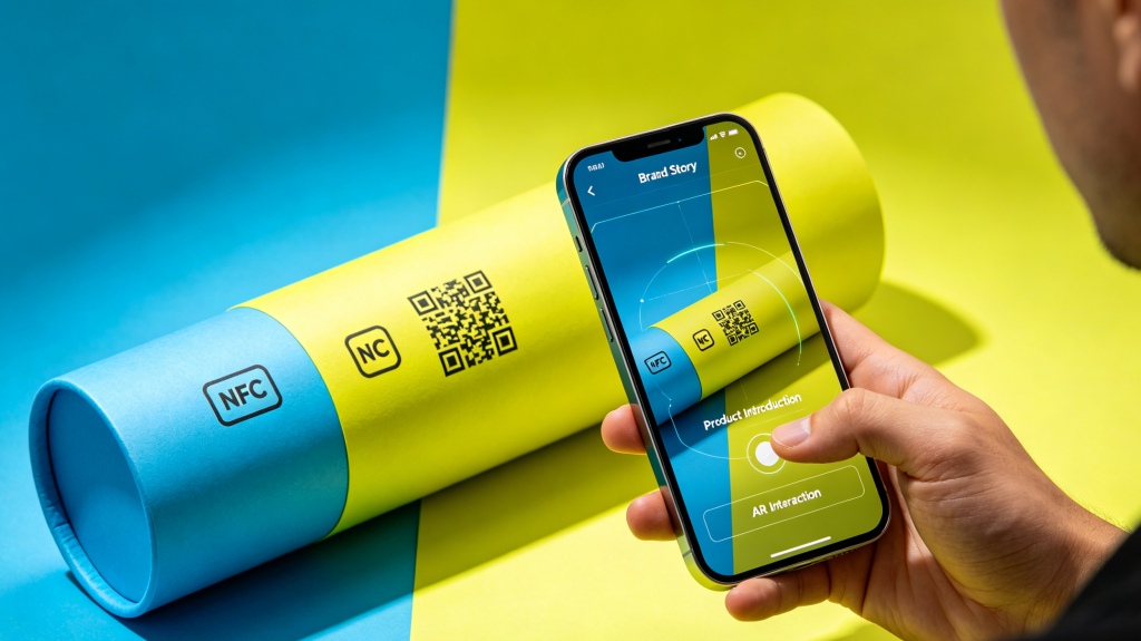 Smart Technology in Paper Tube Packaging nnovative smart paper tube packaging with QR code technology