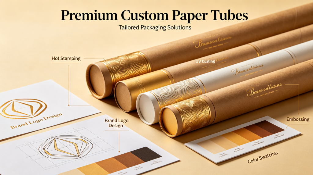 Custom Paper Tube Packaging for Branding