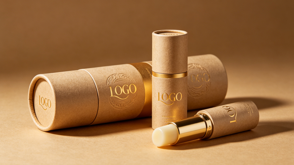 Custom paper tube packaging for cosmetics and skincare products