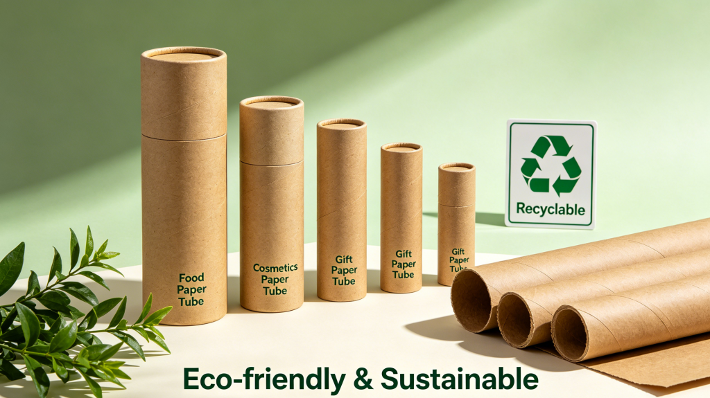 Recyclable Custom Paper Tube Packaging
