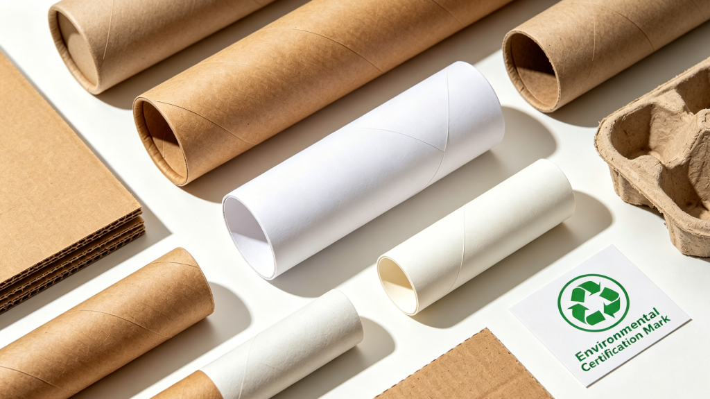 Eco-friendly paper tube packaging made from recyclable materials